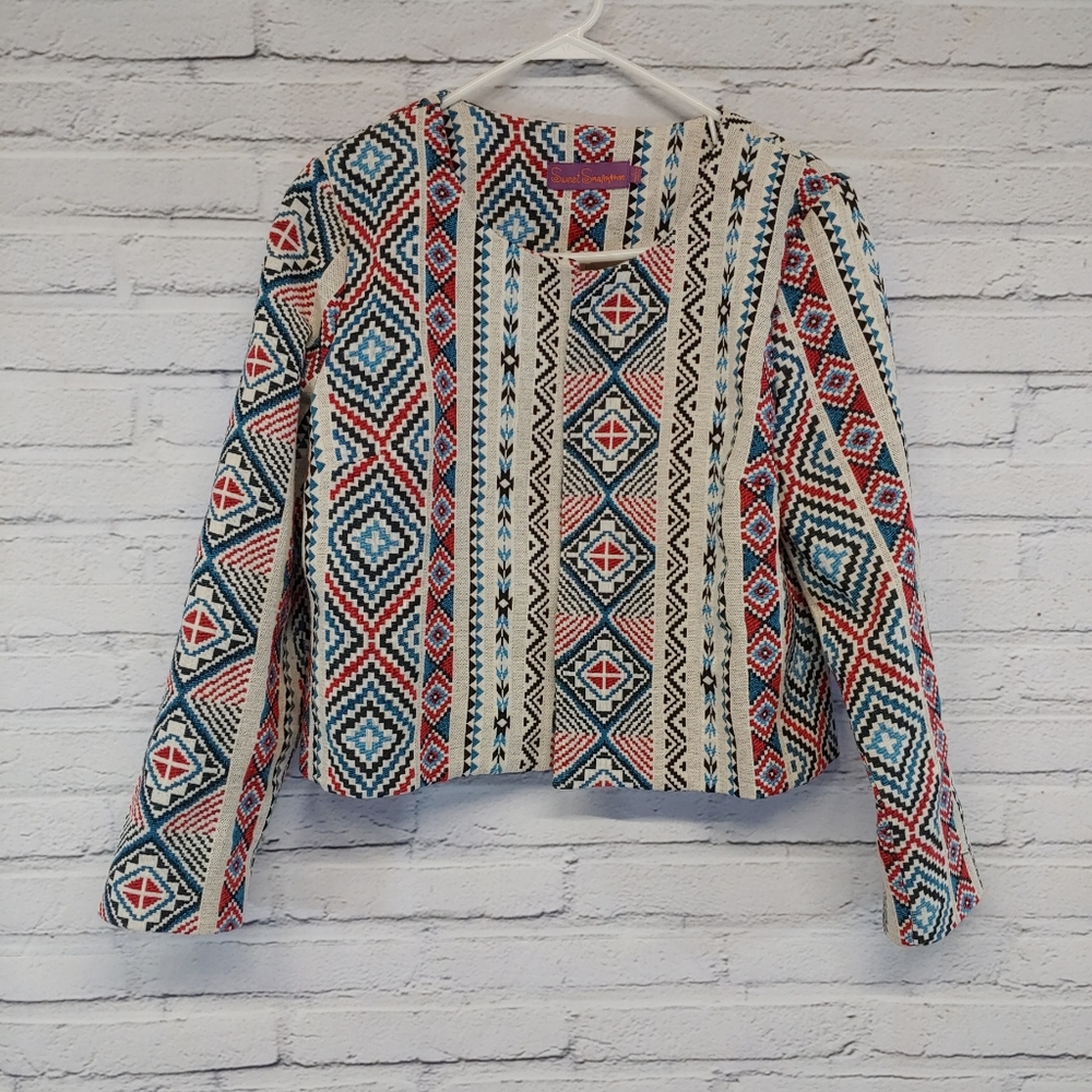 Beautiful Sweet Sinammon LA Jacket Aztec Print L